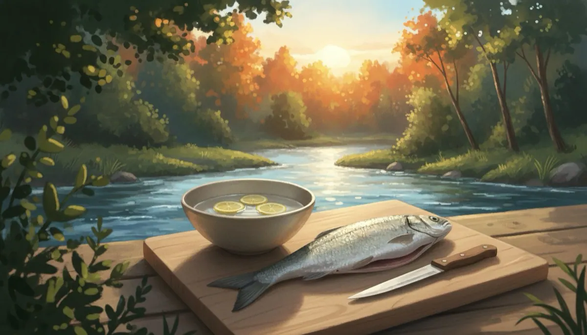 Fisch säubern und ausnehmen