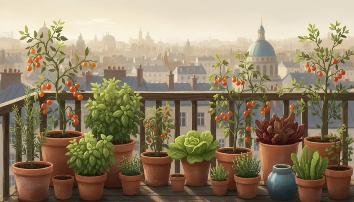 Containers, Balconies and Herbs
