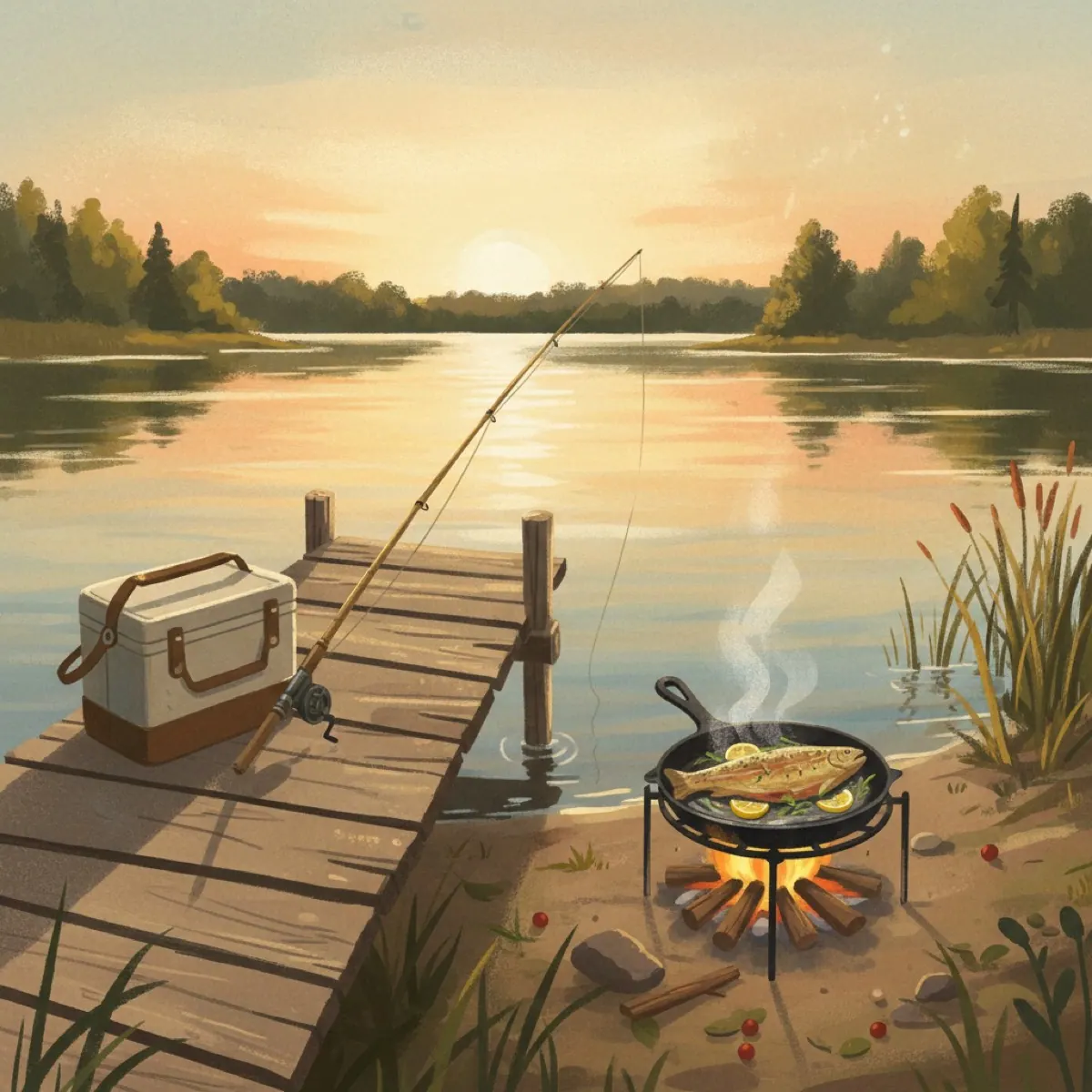 De la pêche au plat