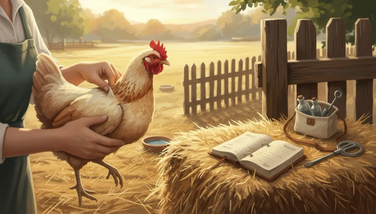 Ein krankes Huhn erkennen